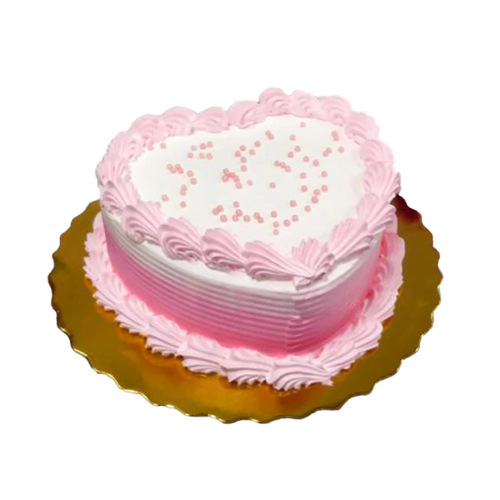 8" Airbrush Heart Cake