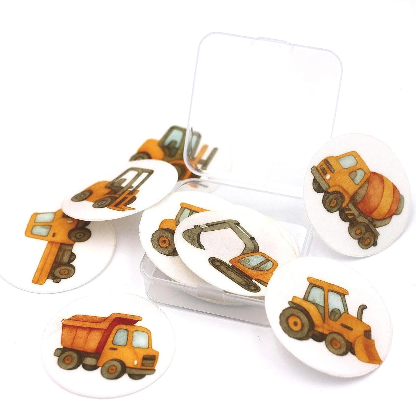 Construction Cupcake Toppers (12)