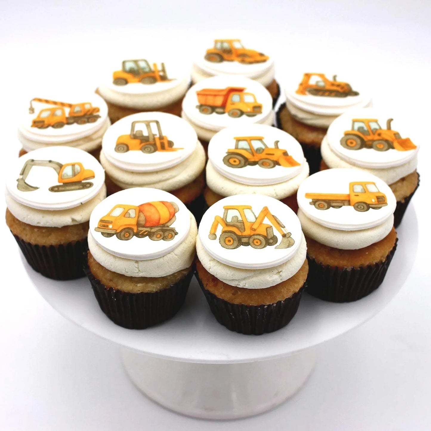 Construction Cupcake Toppers (12)