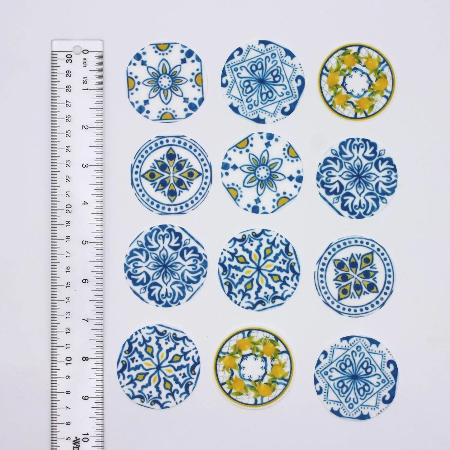 Mediterranean Cupcake Toppers (12)