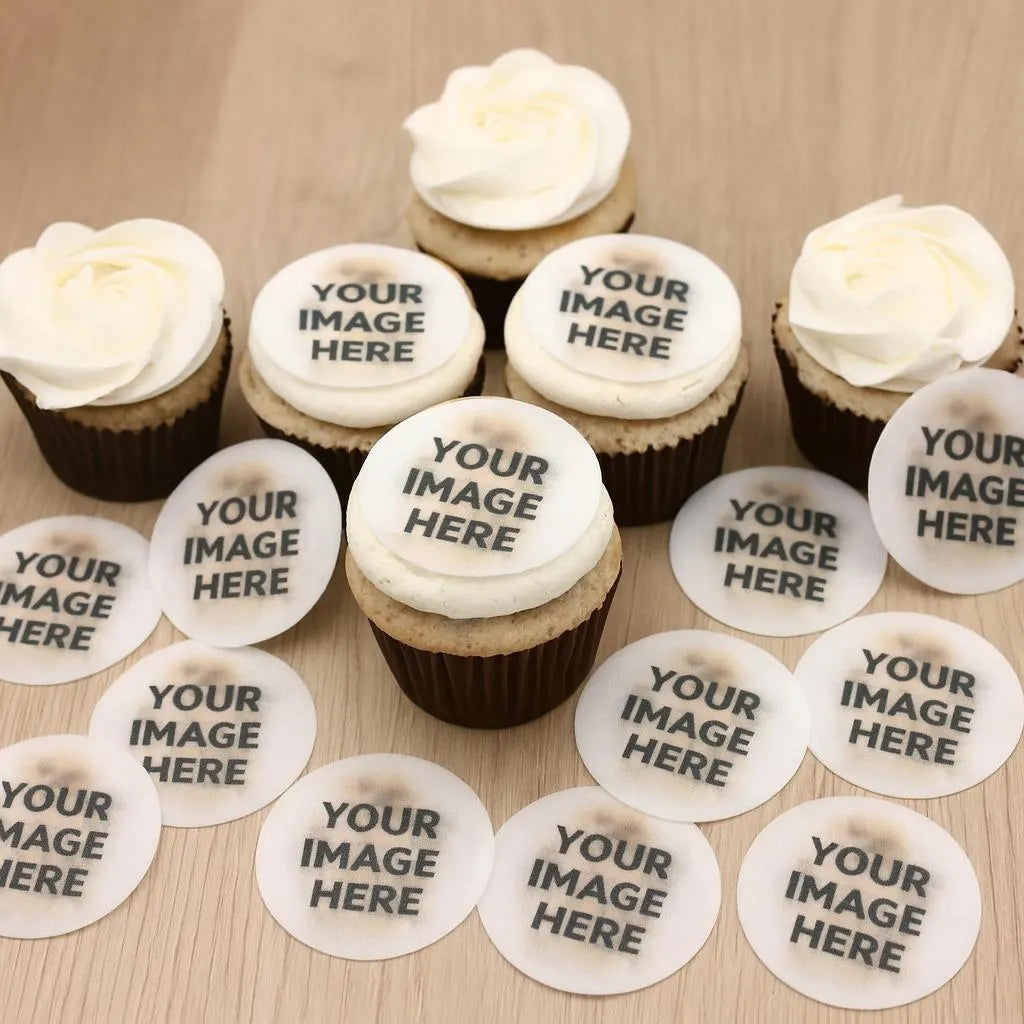 Custom Cupcake Toppers - 2" Pre-Cut Image (12 count)