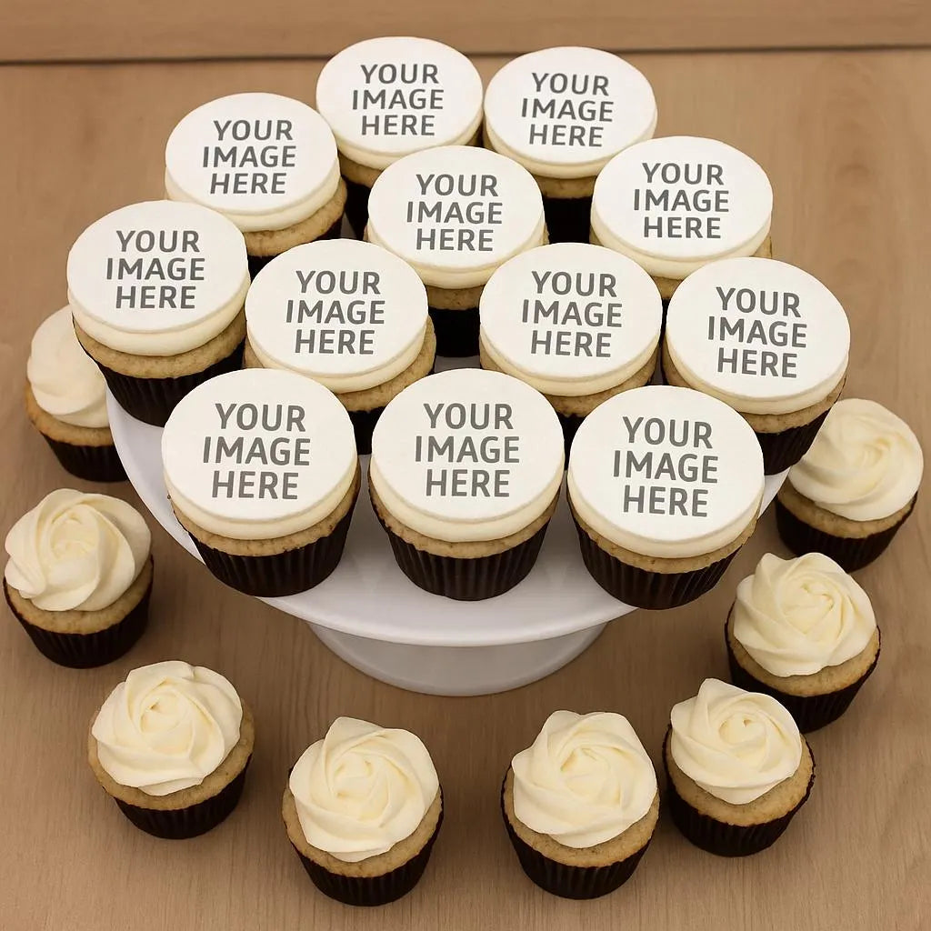 Custom Cupcake Toppers - 2" Pre-Cut Image (12 count)