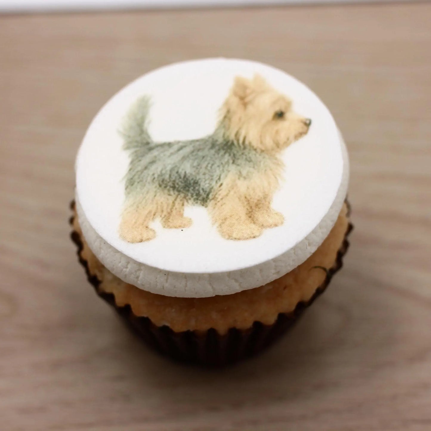 Yorkshire Terrier Cupcake Toppers (12)