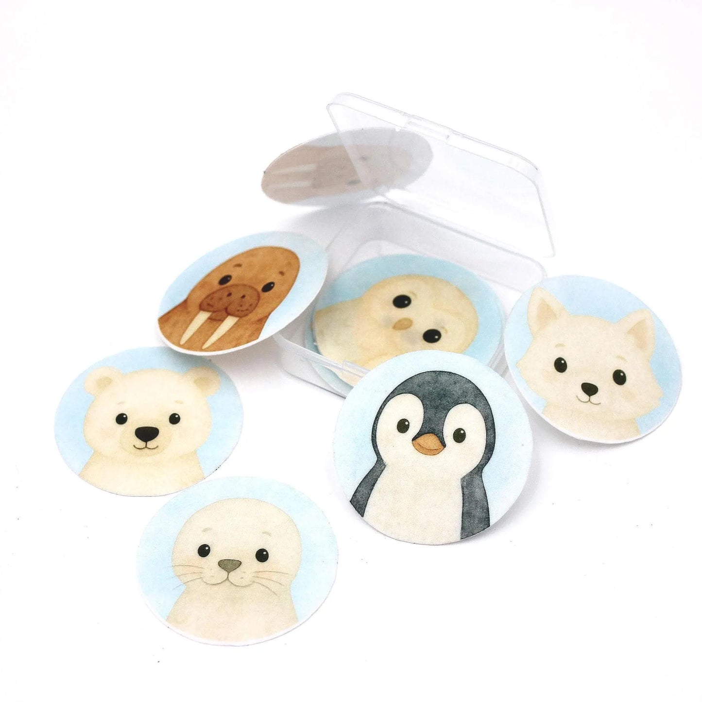 Arctic Animals Cupcake Toppers (12)