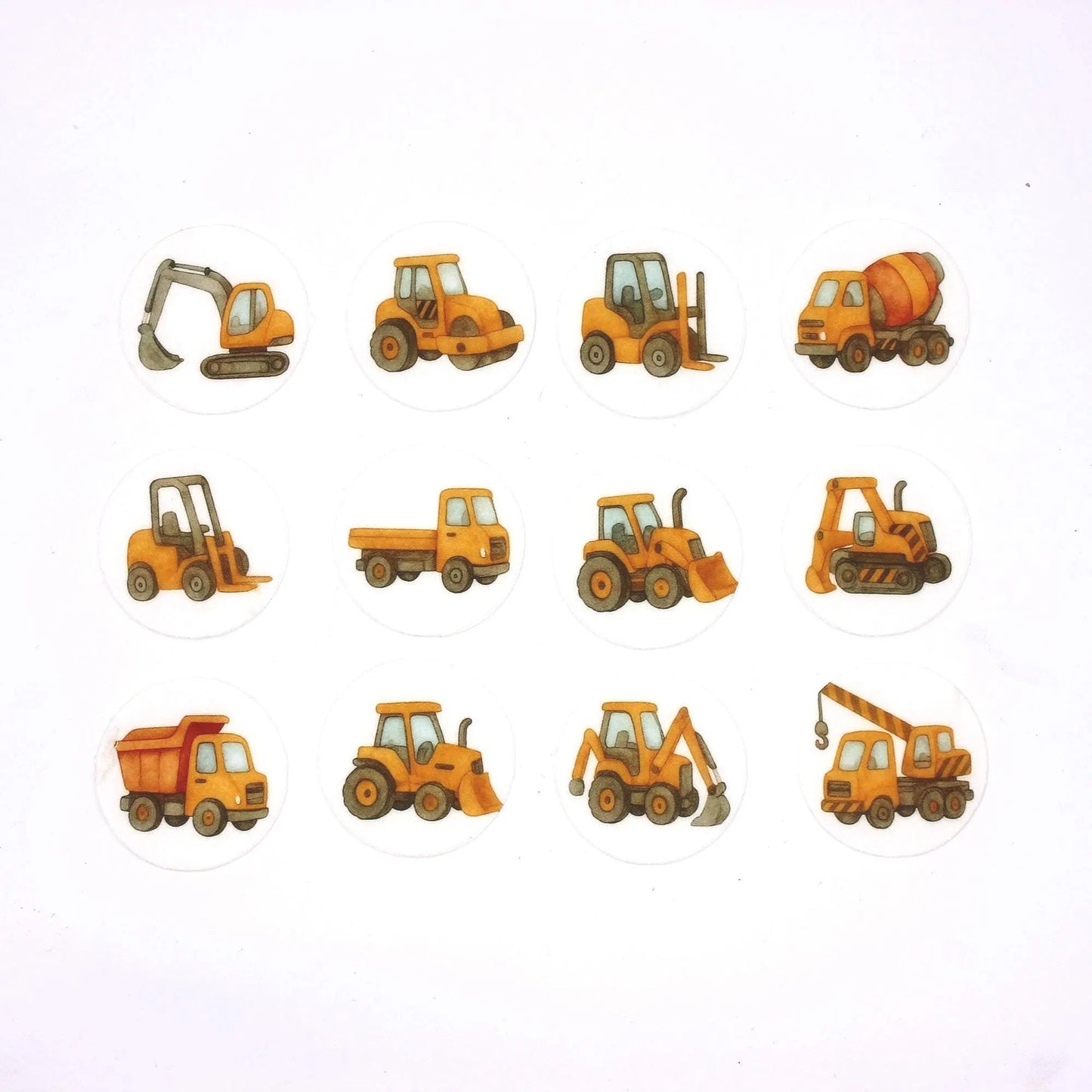 Construction Cupcake Toppers (12)