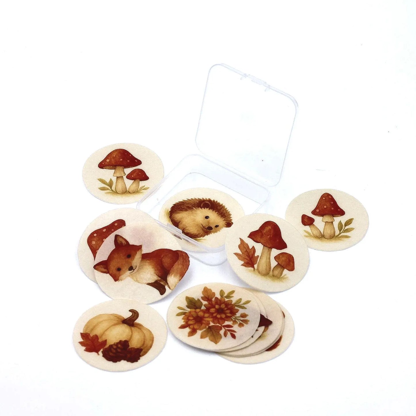 Whimsical Fall Cupcake Toppers (12)