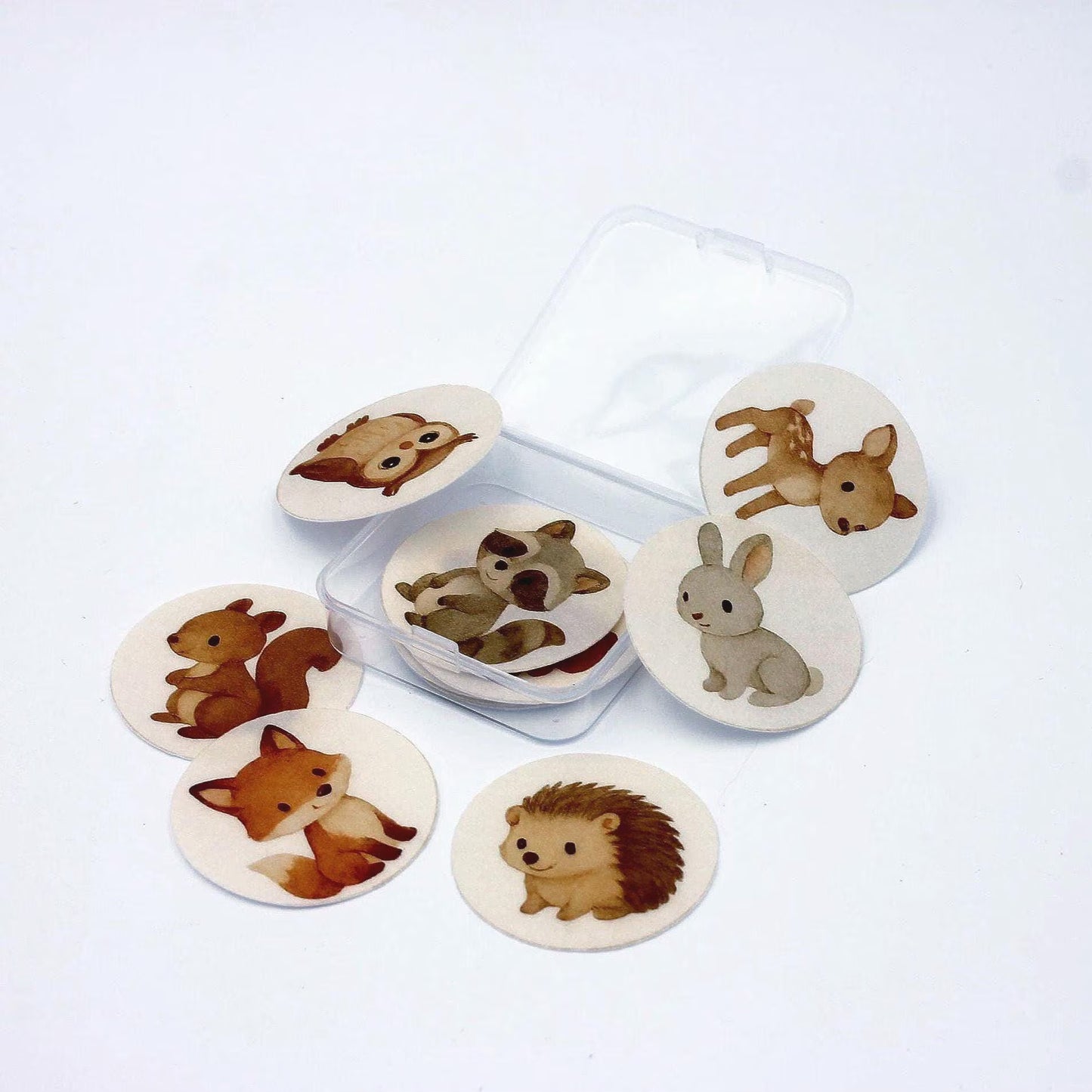 Woodland Animal Edible Cupcake Toppers