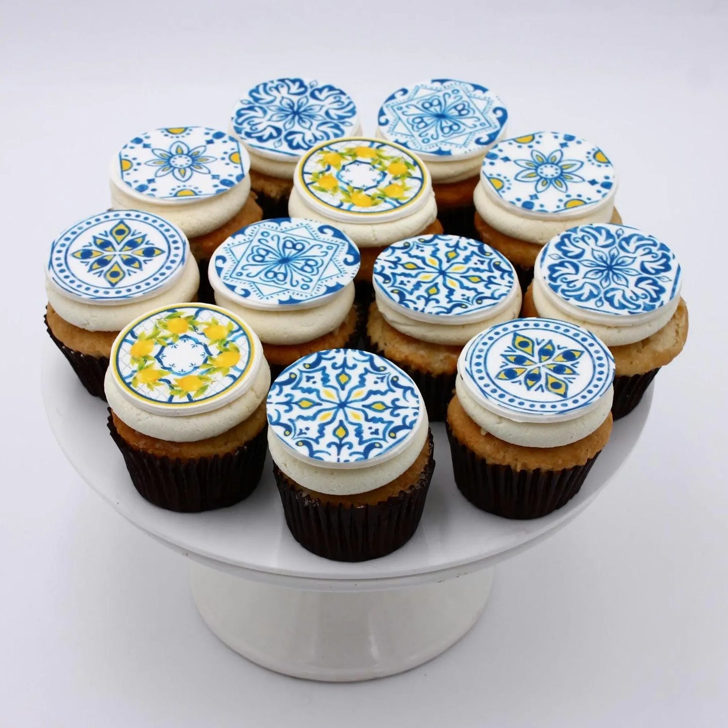 Mediterranean Cupcake Toppers (12)