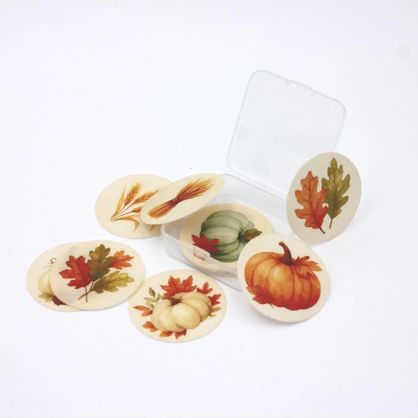 Rustic Harvest Cupcake Toppers (12)