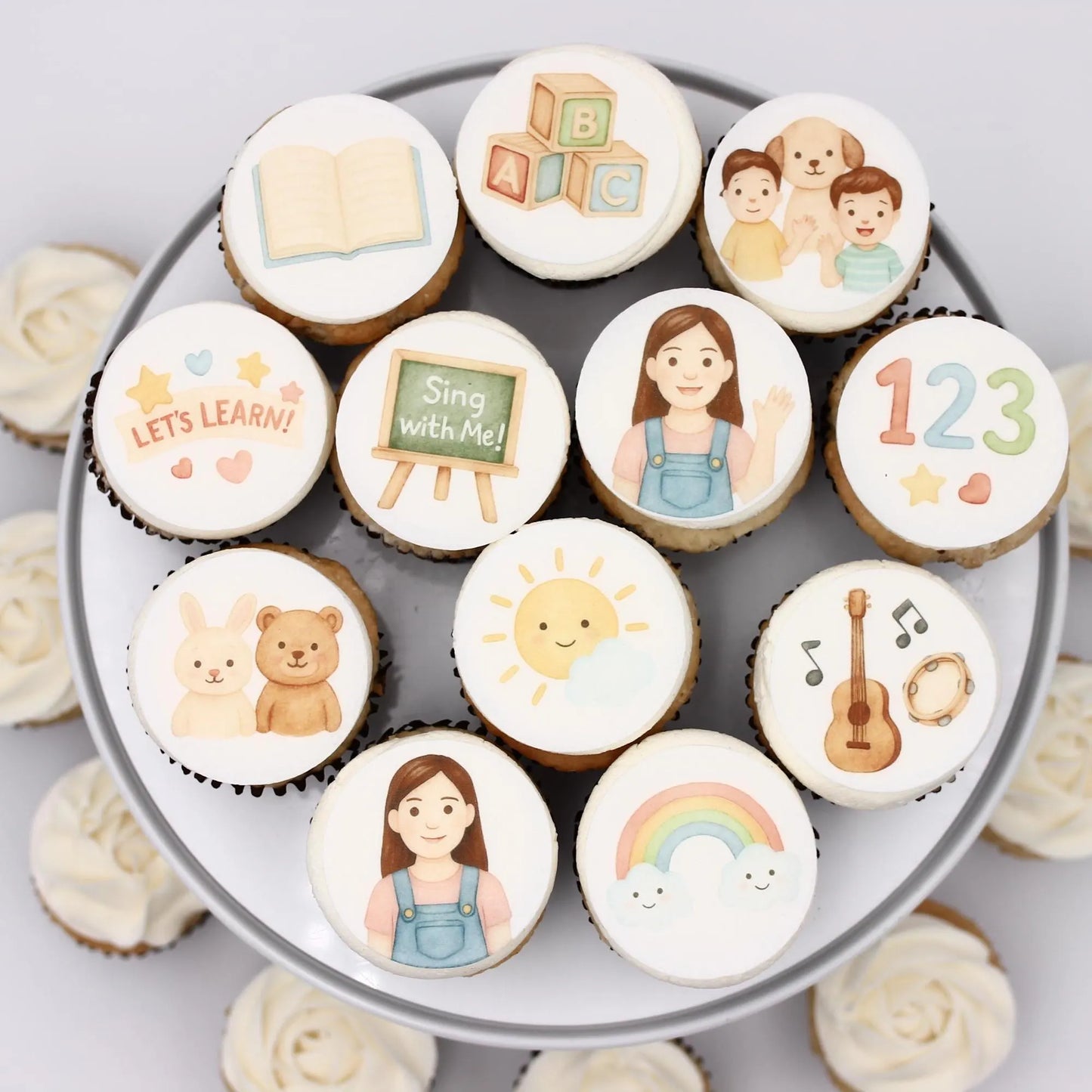 Learning & School Cupcake Toppers (12)