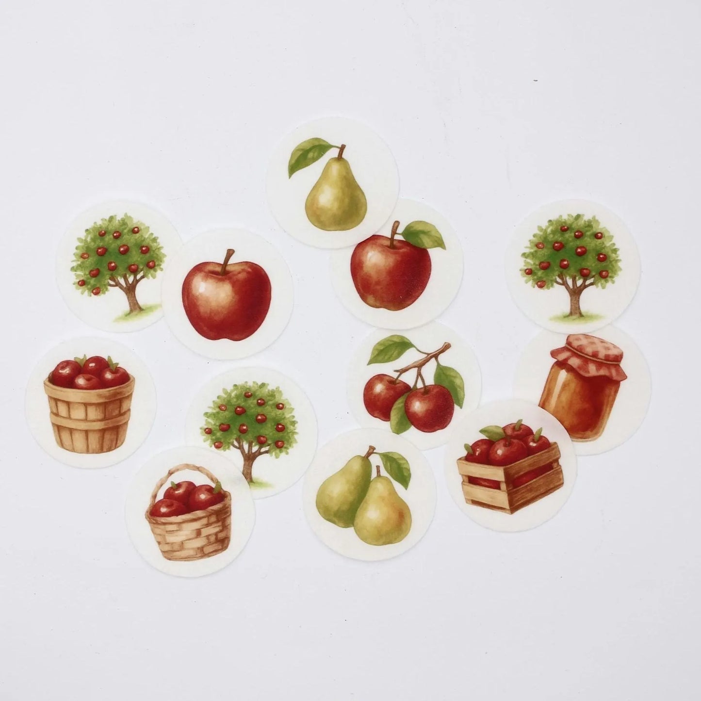 Orchard & Fruit Cupcake Toppers (12)