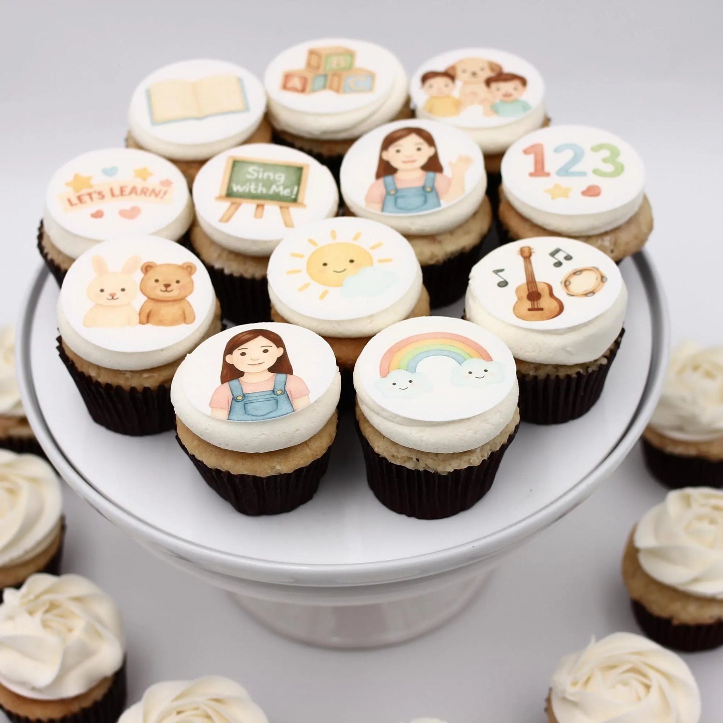 Learning & School Cupcake Toppers (12)