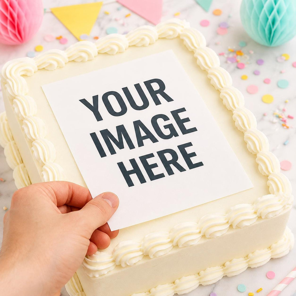 Edible Sheet Cake Photo: Custom Image Print