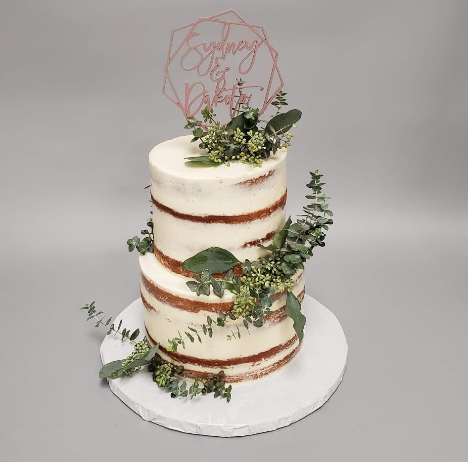 2-Tier Naked Cake