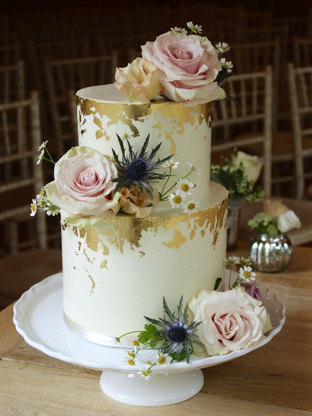 2-Tier Gold Leaf