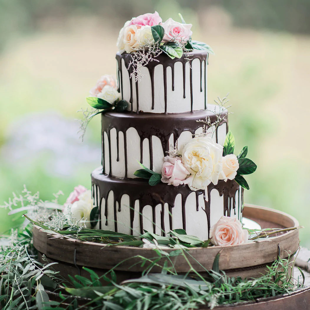 3-Tier Chocolate Drip