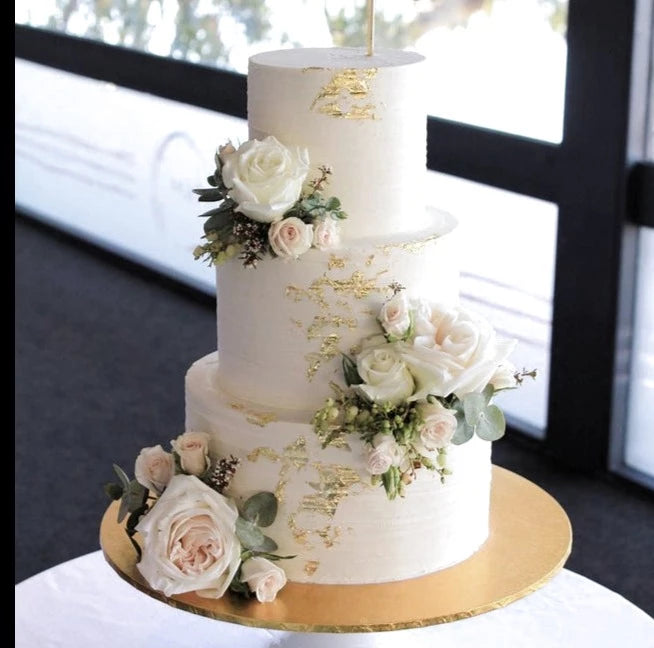 3-Tier Gold Leaf