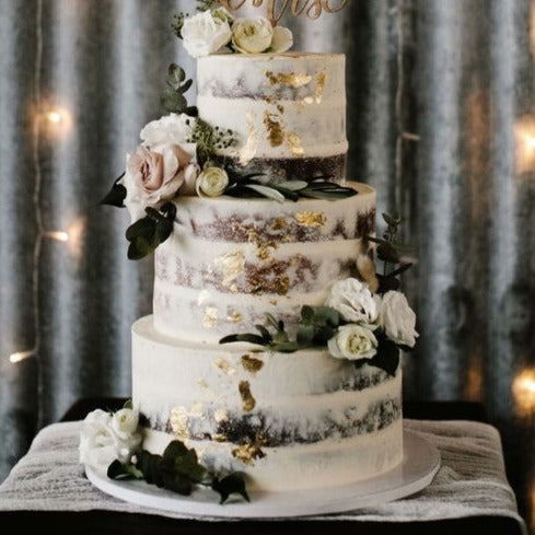 3-Tier Naked Gold Leaf