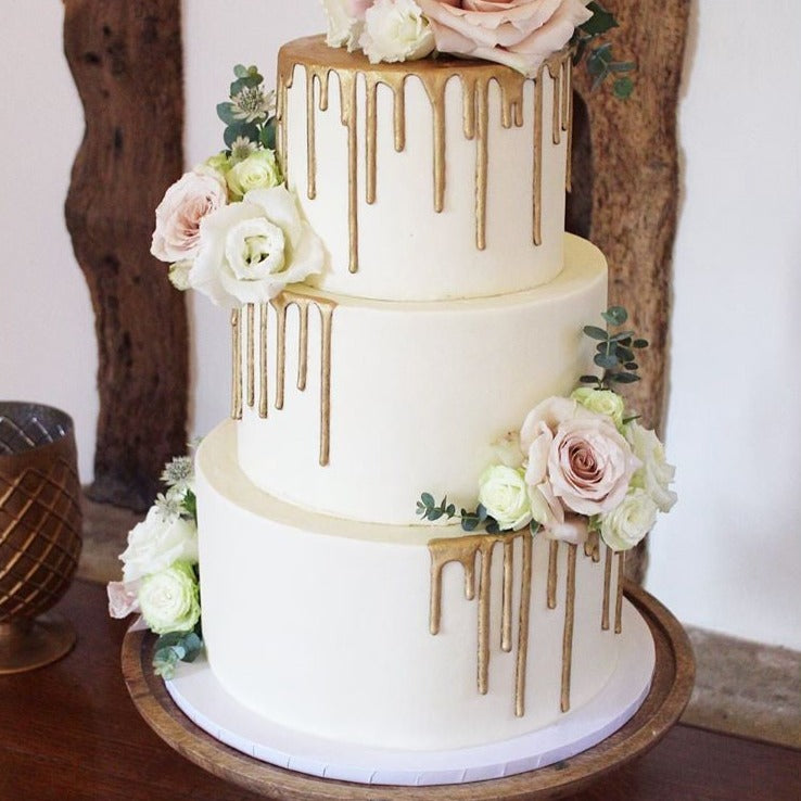 3-Tier Gold Drip (Smooth Iced)