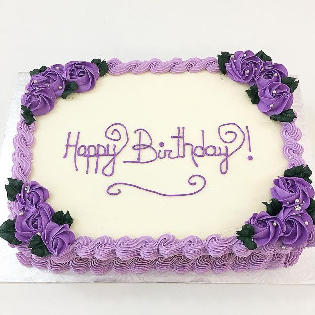 Floral Sheet Cake – CC Cakes