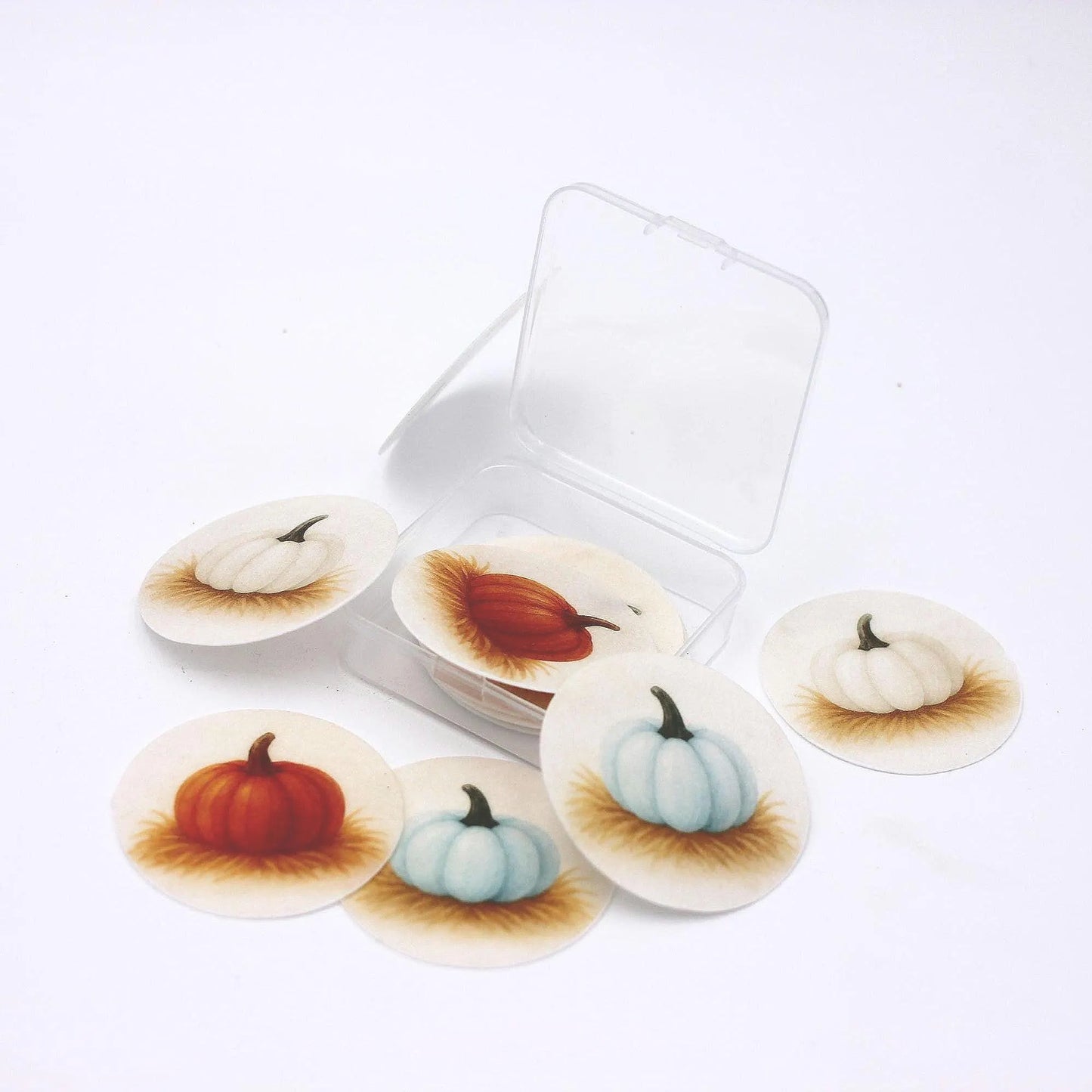 Pumpkin Cupcake Toppers (12)