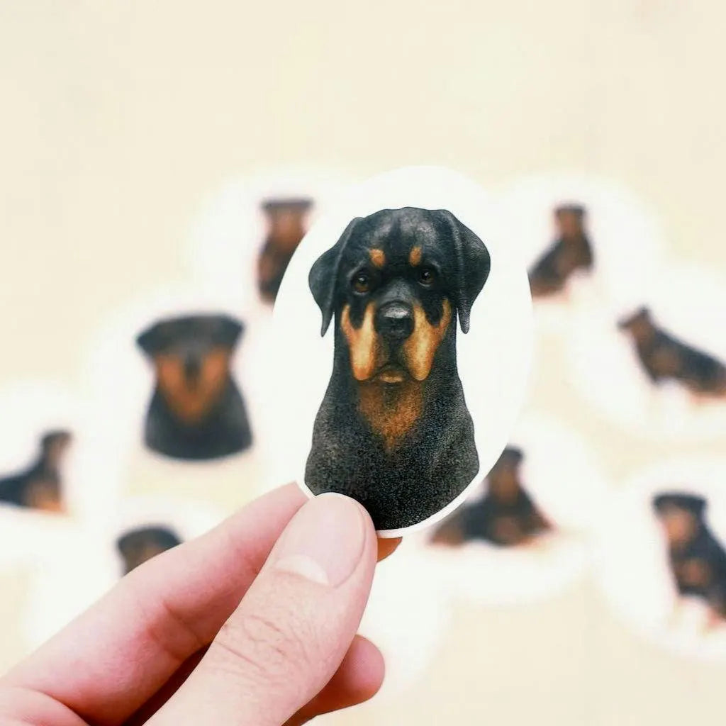 Rottweiler Cupcake Toppers (12)
