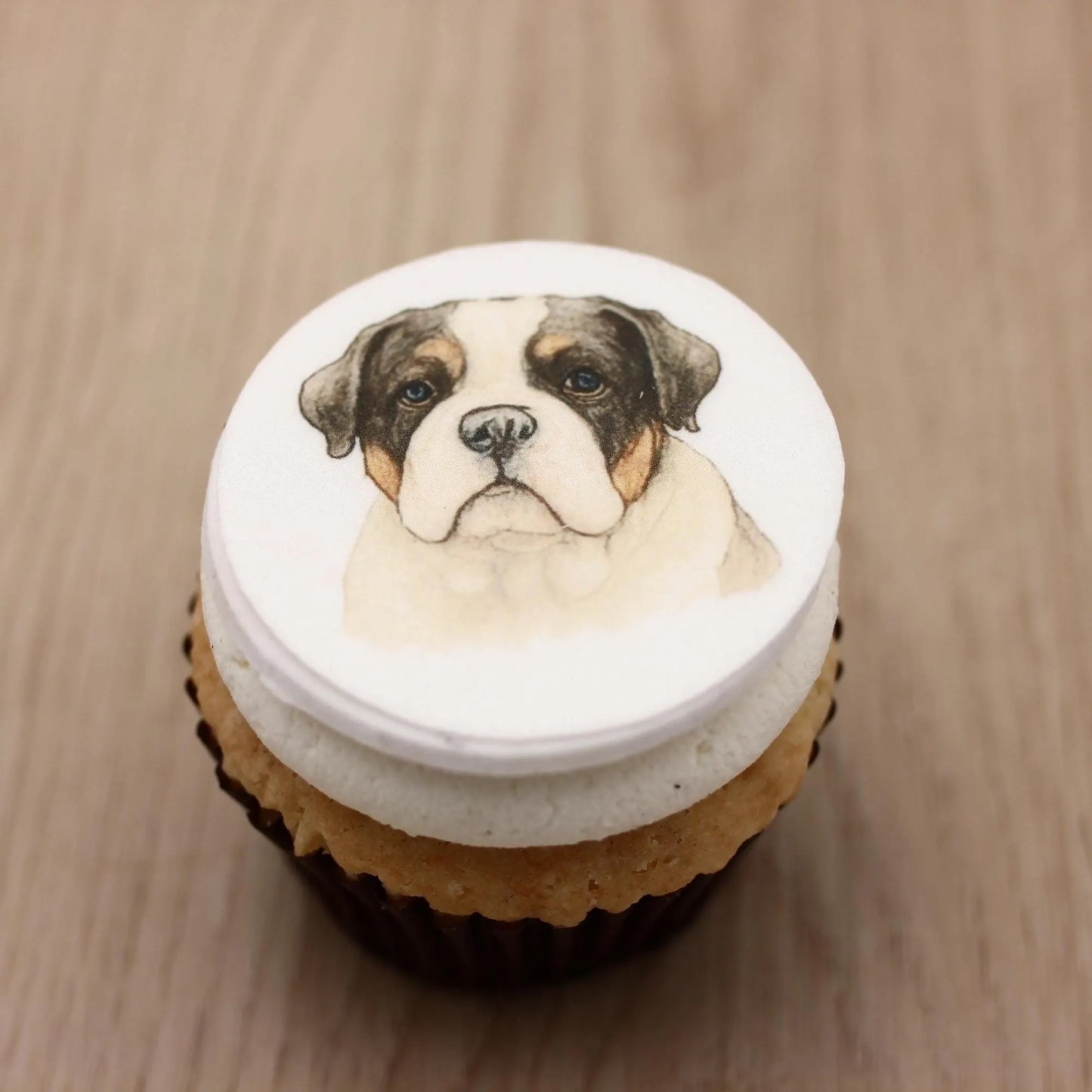 Bulldog Cupcake Toppers (12)