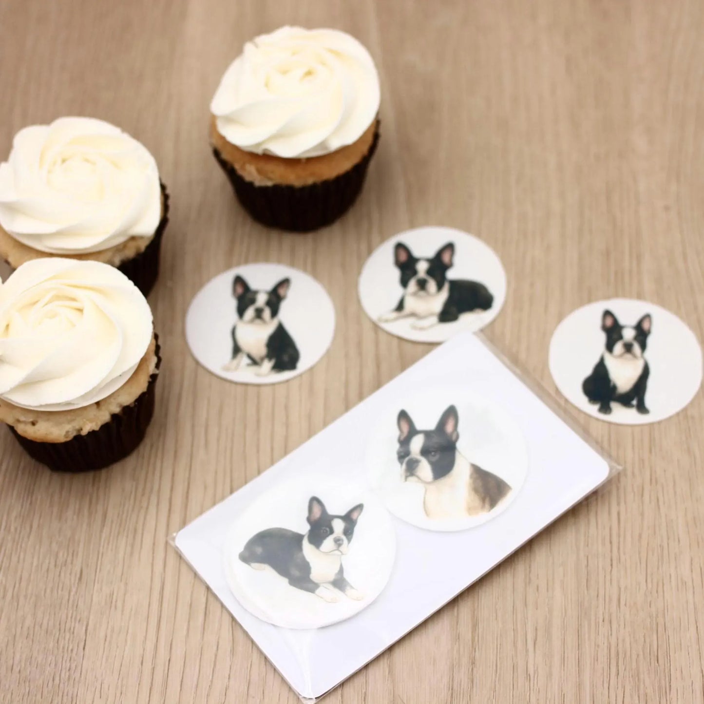 French Bulldog Cupcake Toppers (12)