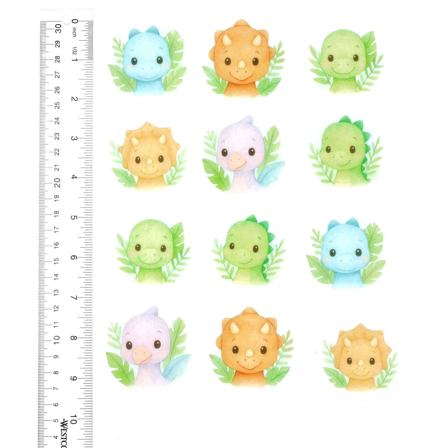 Baby Dinosaur Cupcake Toppers (12)