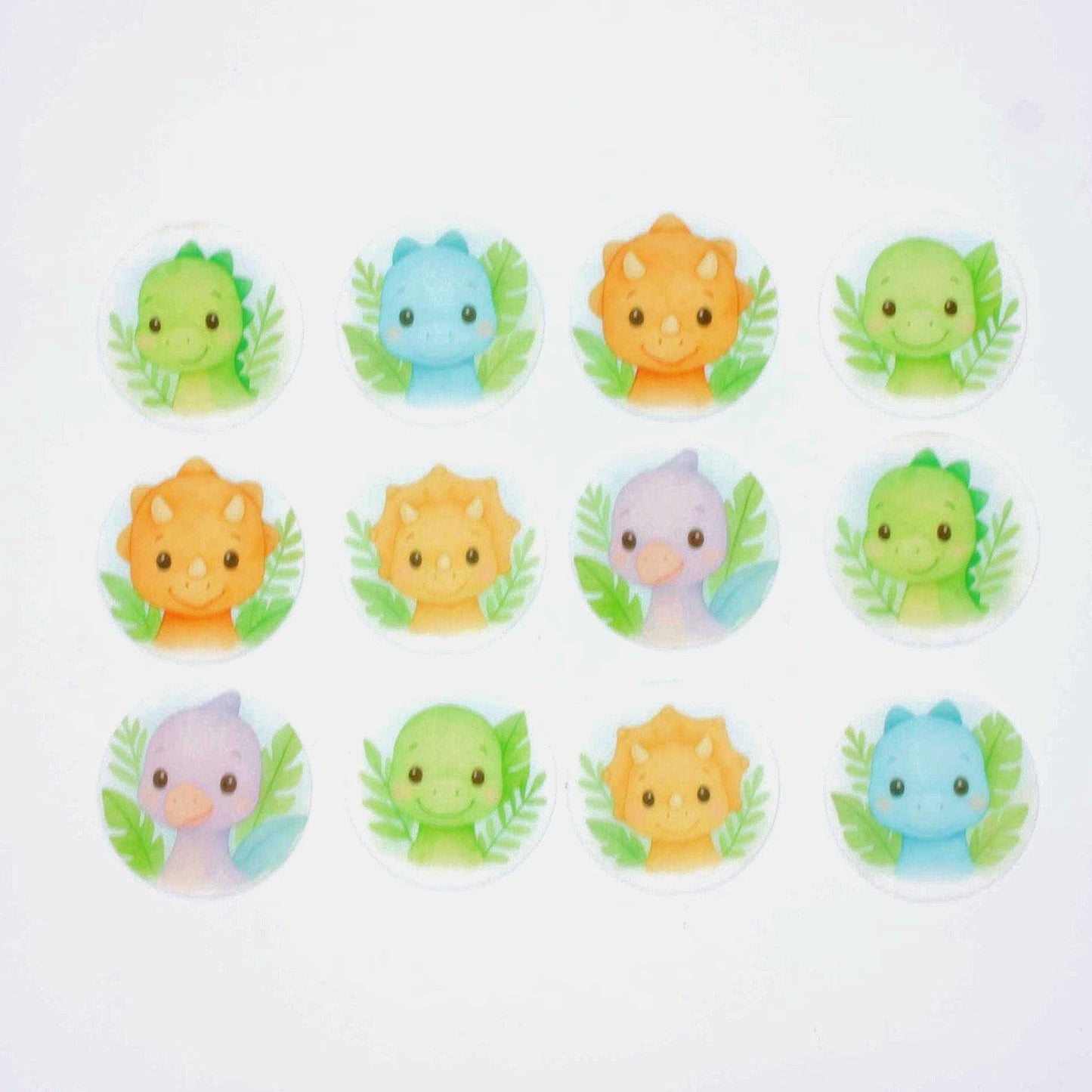 Baby Dinosaur Cupcake Toppers (12)