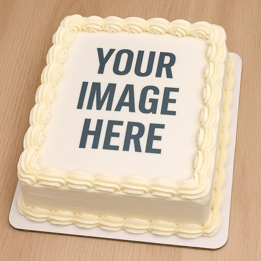 Custom Photo Edible Image Sheet | 8x11 Uncut Paper | Personalized Edible Print | Your Image Here | Custom Cake or Cupcake Topper Sheet