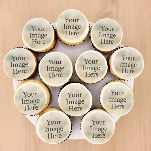 Custom Cupcake Toppers - 2" Pre-Cut Image (12 count)