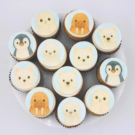 Arctic Animals Cupcake Toppers (12)