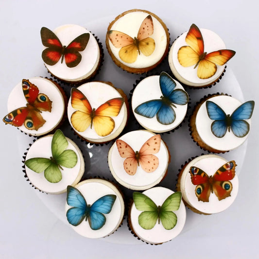 Butterfly Cupcake Toppers (16)