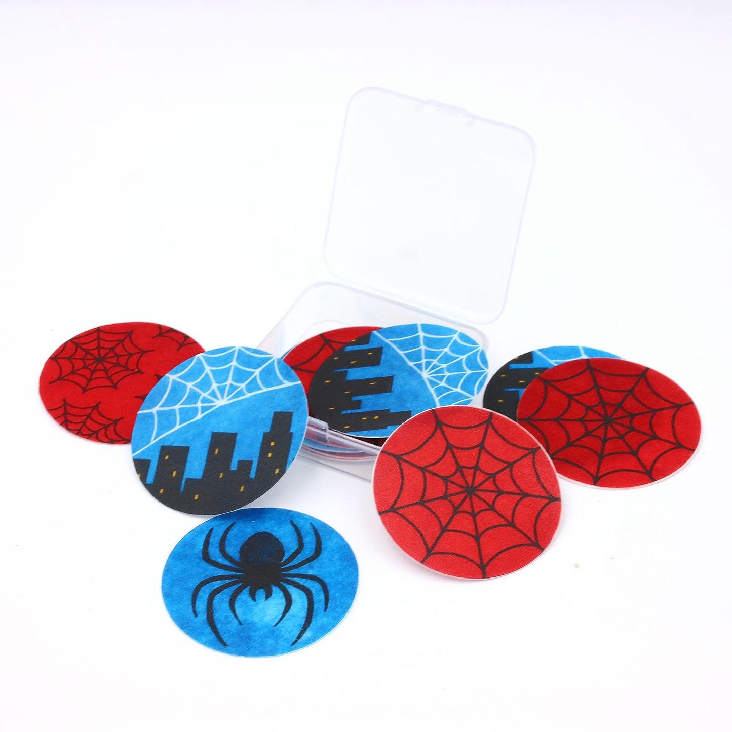 Spider Web Cupcake Toppers (12)
