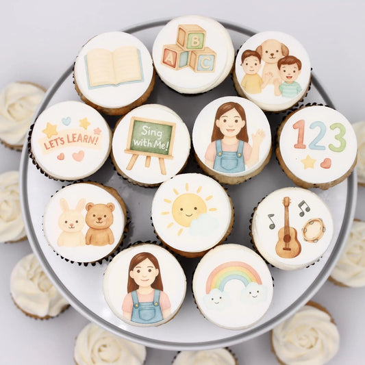 Learning & School Cupcake Toppers (12)
