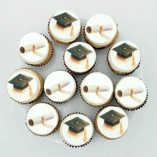 Graduation Cupcake Toppers (12)
