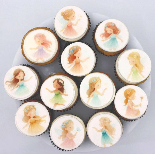 Fairy Cupcake Toppers (12)