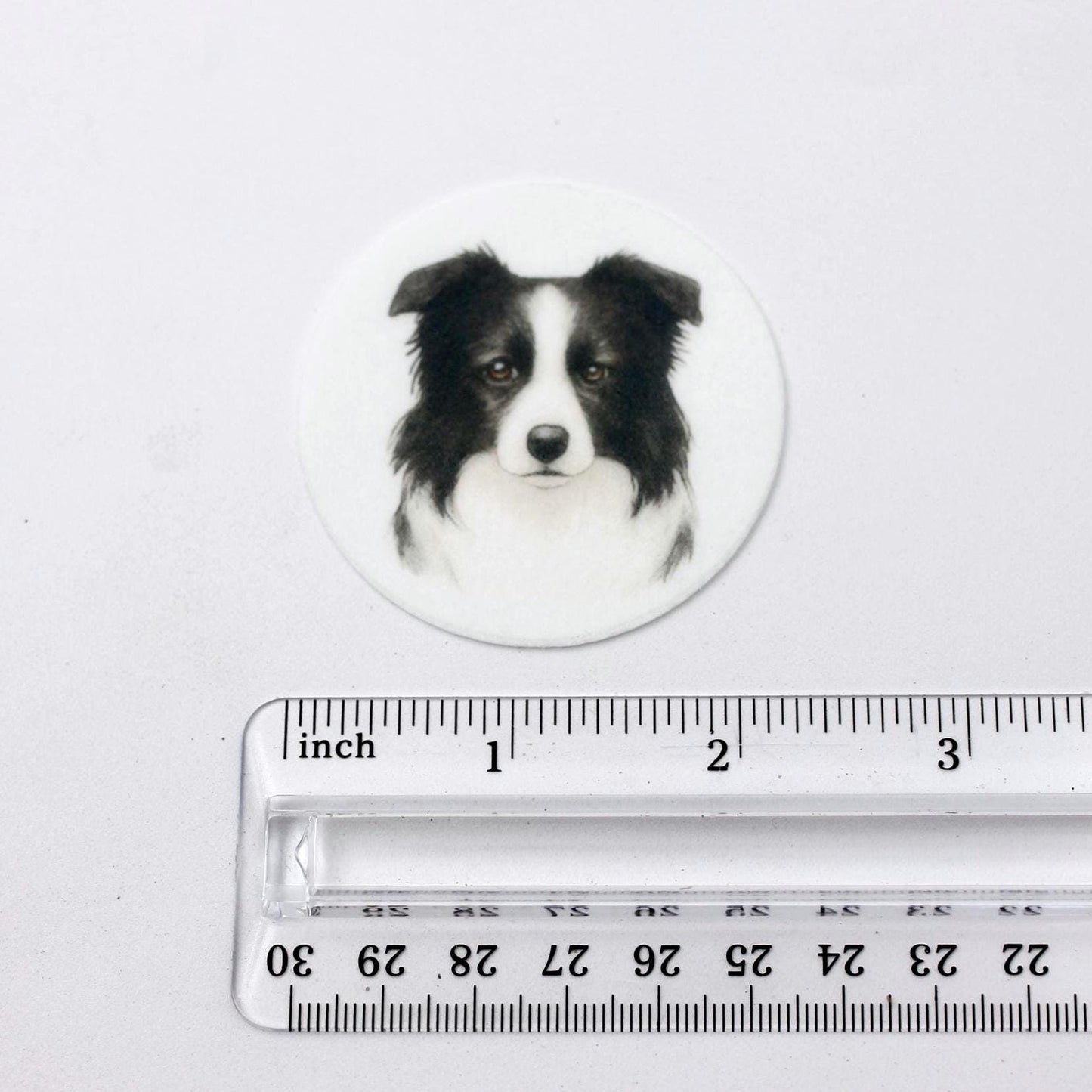 Border Collie- Cupcakes, Cookies Toppers- Edible paper