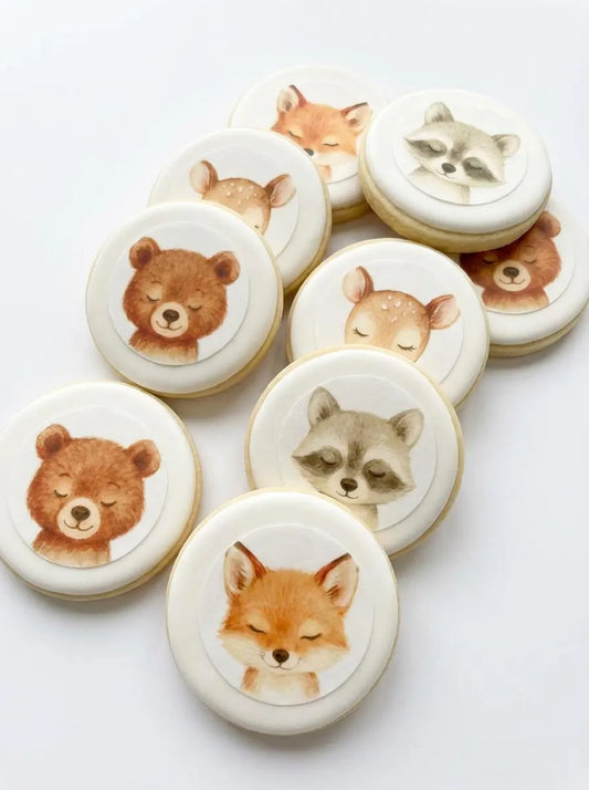 Sleeping Woodland 2.5” Cookies