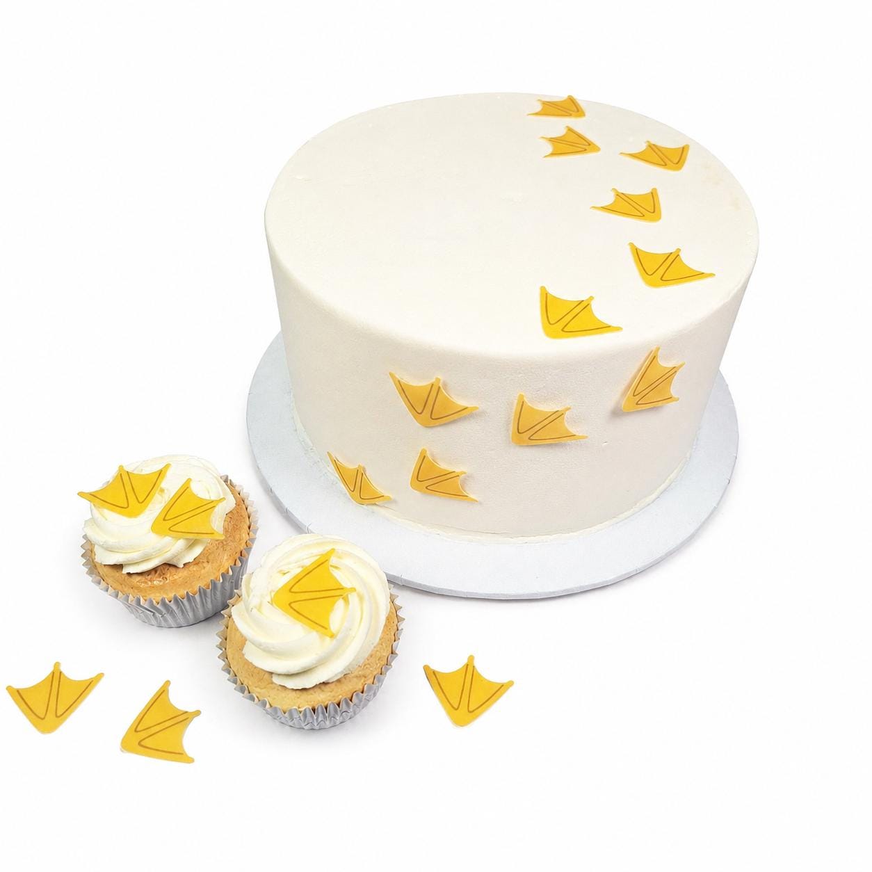 32 Duck/Goose Footprints Edible Cupcake/ Cookie/Drink Toppers, Edible Wafer Paper