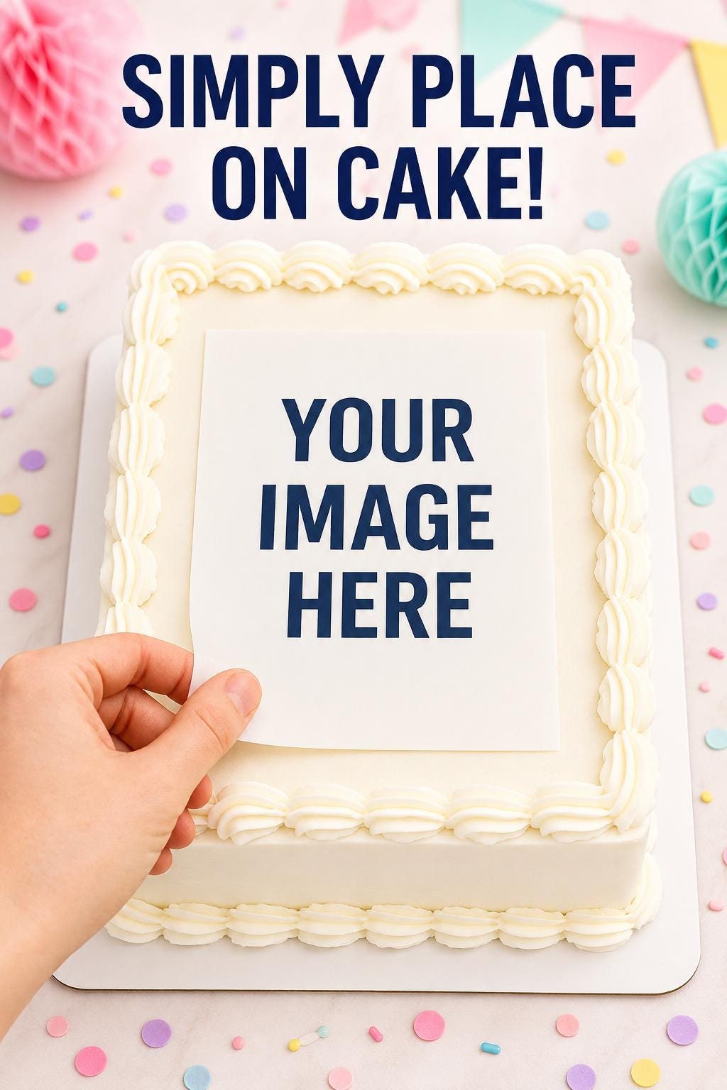 Edible Sheet Cake Photo: Custom Image Print